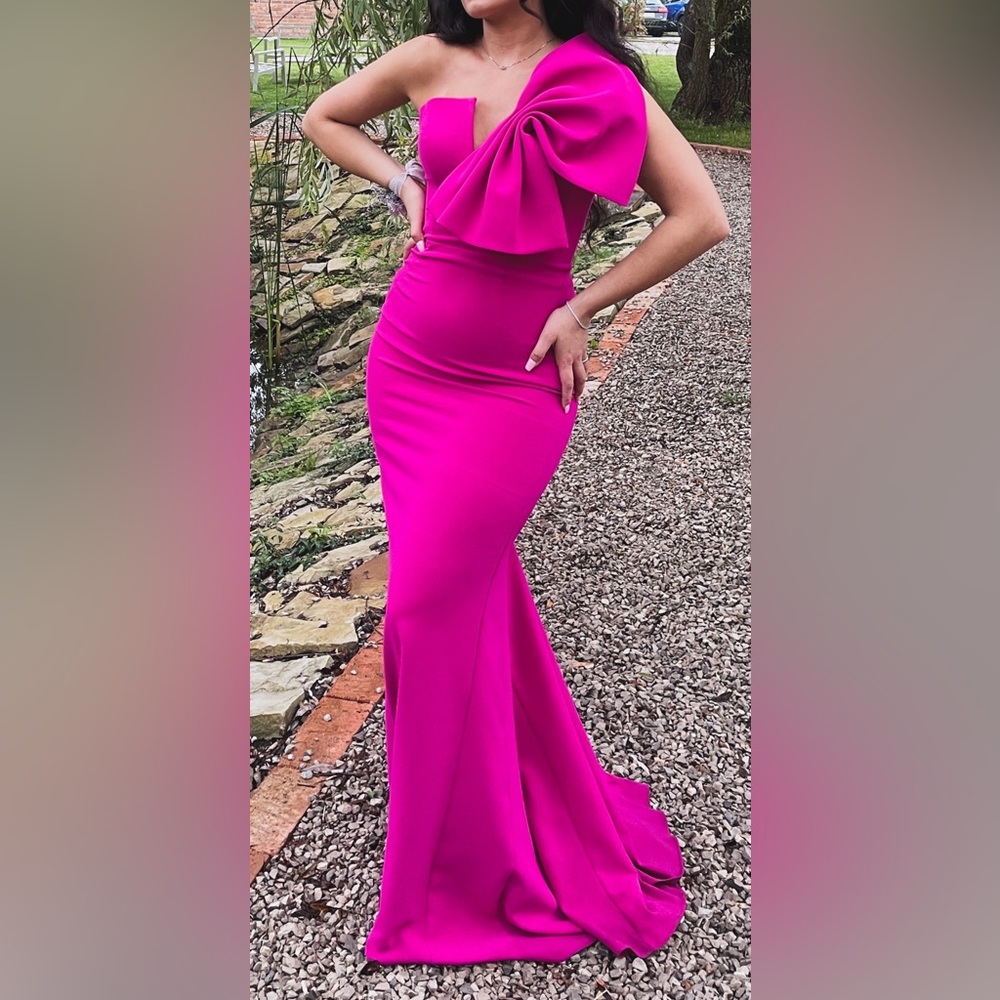 SOLD❗️JOVANI fuchsia evening mermaid dress